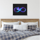 Toile Symbole de Neon Infinity par Glowing Hummingbird (Insitu(Chambre))