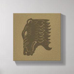 Toile Symbole de tête d'ours de BEORN™