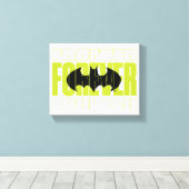 Toile Symbole de typographie de Batman (Insitu (Plancher de Bois))