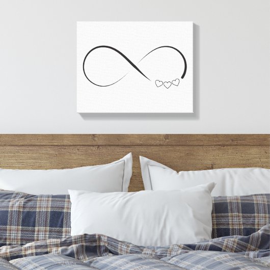 Toile Symbole des coeurs d'infini (Insitu(Chambre))