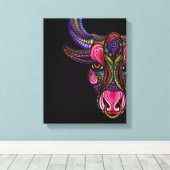 Toile Symbole du Taurus (Insitu (Plancher de Bois))