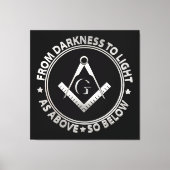 Toile Symbole franc-maçonnerie (Recto)