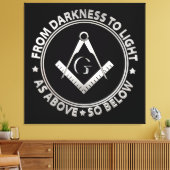 Toile Symbole franc-maçonnerie (Insitu(Salon))