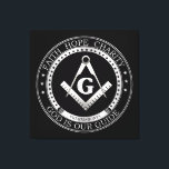Toile Symbole franc-maçonnerie<br><div class="desc">Symbole franc-maçonnerie</div>
