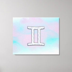 Toile Symbole Gemini Zodiac