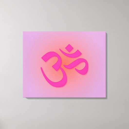 Toile SYMBOLE OM Rose (Recto)