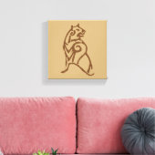 Toile Symbole ours BEORN™ (Insitu(Salon))
