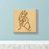 Toile Symbole ours BEORN™ (Insitu (Plancher de Bois))