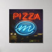 Toile SYMBOLE Pizza Neon (Recto)