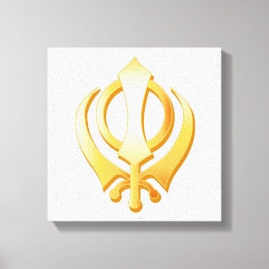 Toile Symbole sikh Canvas (Recto)