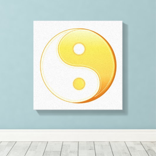 Toile Symbole taoïsme (Insitu (Plancher de Bois))