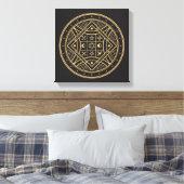 Toile Symbole Wiccan (Insitu(Chambre))