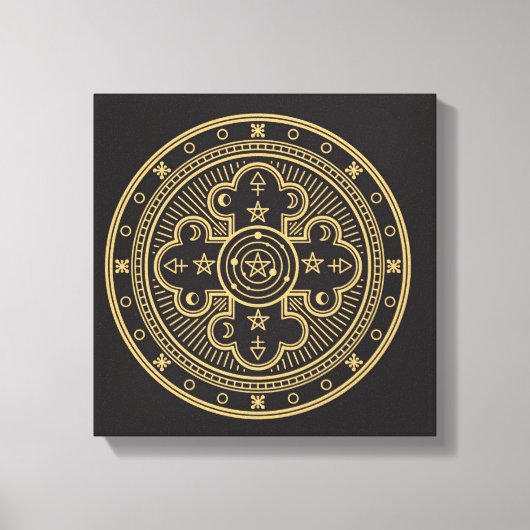Toile Symbole Wiccan (Recto)