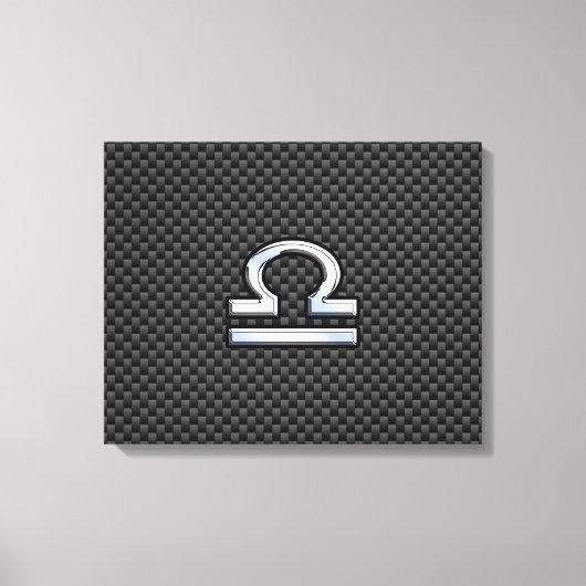 Toile SYMBOLE Zodiaque de Libra sur l'impression en fibr (Recto)