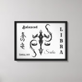 Toile SYMBOLE Zodiaque Libra (Recto)