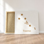 Toile SYMBOLE Zodiaque Moderne Taurus Or | Élément Terre<br><div class="desc">SYMBOLE Zodiaque Moderne Taurus Or | Élément Terre</div>