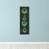 Toile Symboles maoris (Insitu (Plancher de Bois))