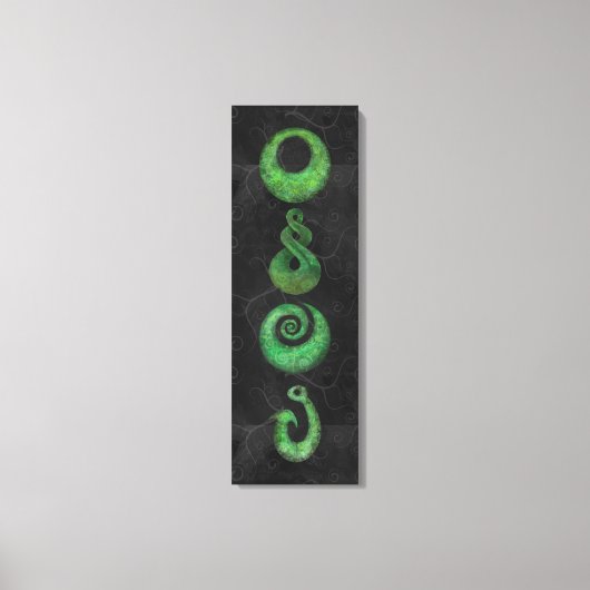 Toile Symboles maoris (Recto)