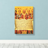 Toile Symbolum Nicaenum Graecum (Insitu (Plancher de Bois))