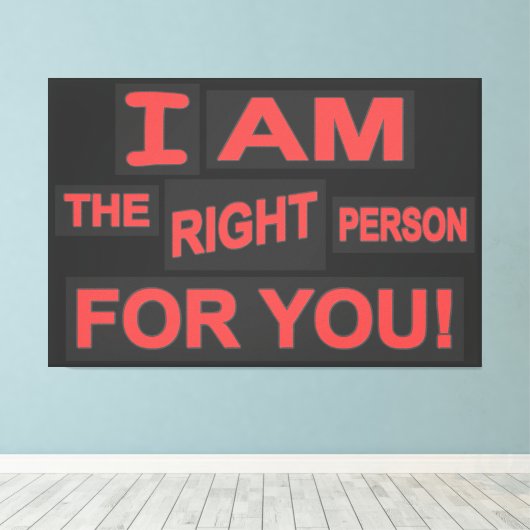 Toile Sympa Conception "Love Life". Commandez dès mainte (Insitu (Plancher de Bois))