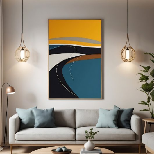 Toile Symphonie Abstraite