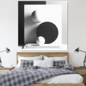 Toile Symphonie des ombres centrées (Insitu(Chambre))