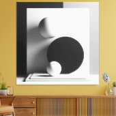 Toile Symphonie des ombres centrées (Insitu(Salon))