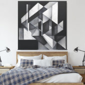 Toile Symphonie Géométrique (Insitu(Chambre))