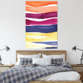 Toile Symphonie Serene Ocean : Abstraite inspirée par la (Insitu(Chambre))