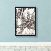 Toile Syndrome de suceur mental (Insitu (Plancher de Bois))