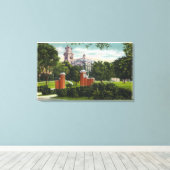 Toile Syracuse U Campus Affichage du Lyman Hall (Insitu (Plancher de Bois))