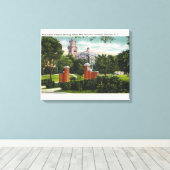 Toile Syracuse U Campus Affichage du Lyman Hall (Insitu (Plancher de Bois))