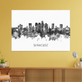 Toile Syracuse USA Skyline BW (Insitu(Salon))
