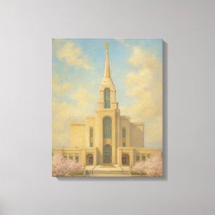 Toile Syracuse Utah Temple Painting™ LDS Wall Art Canvas
