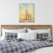 Toile Syracuse Utah Temple Painting™ LDS Wall Art Canvas (Insitu(Chambre))