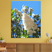 Toile Syringa, Arbre à fleurs blanc Lilac (Insitu(Salon))