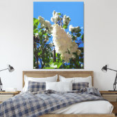 Toile Syringa , arbre à fleurs de lilas blanc (Insitu(Chambre))