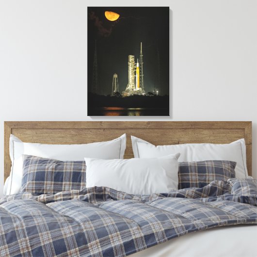 Toile Système de lancement spatial de la NASA Rocket Art (Insitu(Chambre))