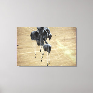 Toile Système de livraison de conteneurs paquets parachu