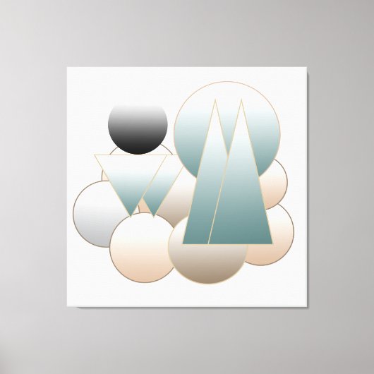 Toile Système de planète futuriste de l'art spatial Abst (Recto)