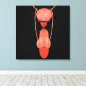 Toile Système de reproduction chez les hommes humains 5 (Insitu (Plancher de Bois))