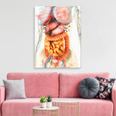 Toile Système Digestif Et Circulatoire Féminin (Insitu(Salon))