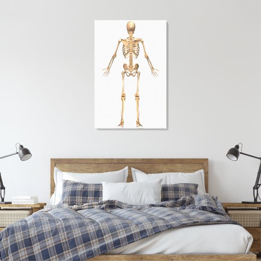 Toile Système Skeletal humain, Vue arrière (Insitu(Chambre))