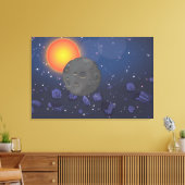 Toile système solaire (Insitu(Salon))