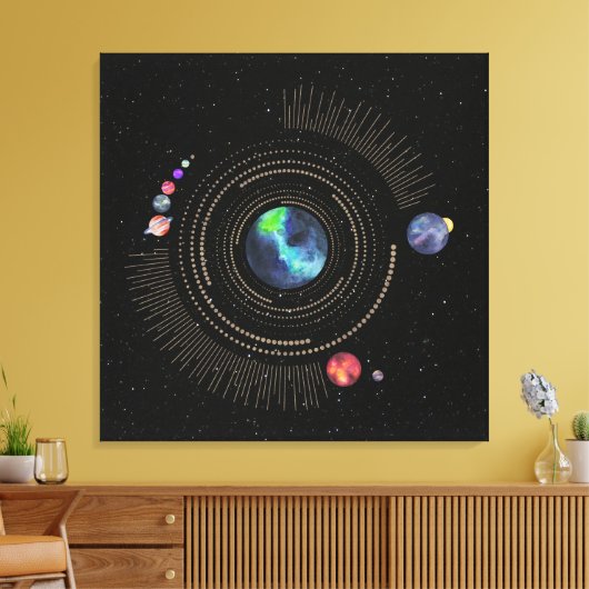 Toile Système solaire (Insitu(Salon))