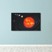 Toile Système solaire 8 (Insitu (Plancher de Bois))