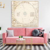 Toile Système solaire Planètes (Insitu(Salon))