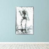 Toile Système vasculaire du corps (Insitu (Plancher de Bois))