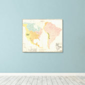 Toile Systèmes fluviaux américains (Insitu (Plancher de Bois))