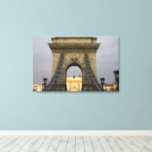 Toile Szechenyi lanchid Szechenyi Chain Bridge), (Insitu (Plancher de Bois))